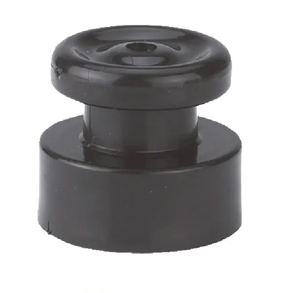 Svart knappskruv 100 st - Isolatorer - 4018653443606 - 1