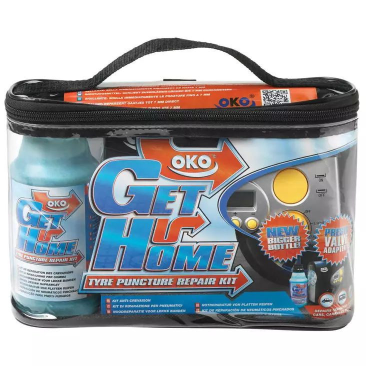 Oko däckkompressor och reparationskit (P) - Bilkemikalier - 5034793000256 - 1