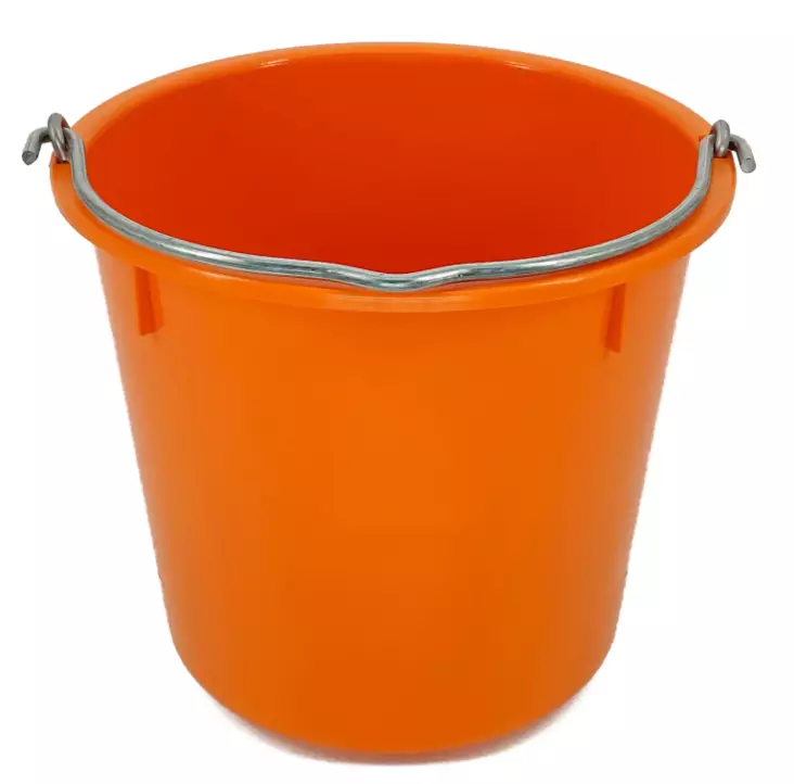 Byggspade 12 L orange - Hinkar, fat - 6438152041376 - 1