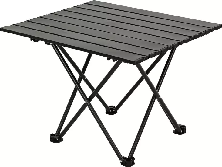 Campingbord svart metall 56x40x46 cm - Övriga friluftsprodukter - 8721037303606 - 1