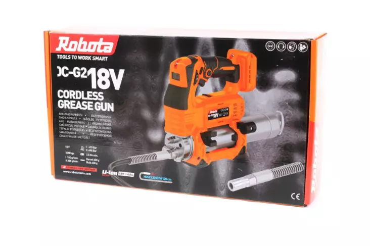 Robota DC-G2V batteridriven smörjpump 18V chassi - "Batteridrivena maskiner" - 6438212131276 - 1