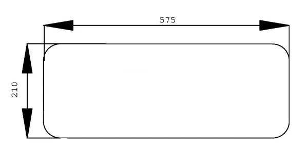 Bakfönster, nedre (MF 3714482M1) - Hytt och kaross - 3660980022866 - 1
