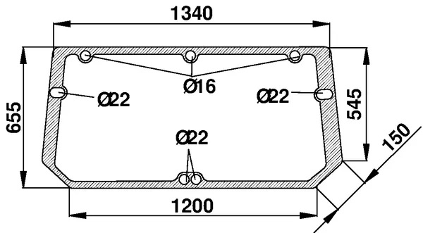 Bakruta, övre (CNH 134671091) - Hytt och kaross - 3660980027816 - 1