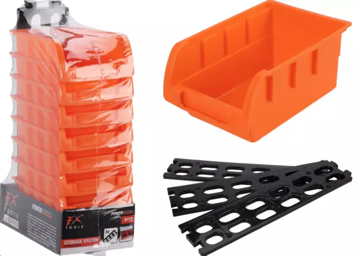 Förvaringslådor 8-delars set - Tillbehörslådor - 8721037123136 - 1