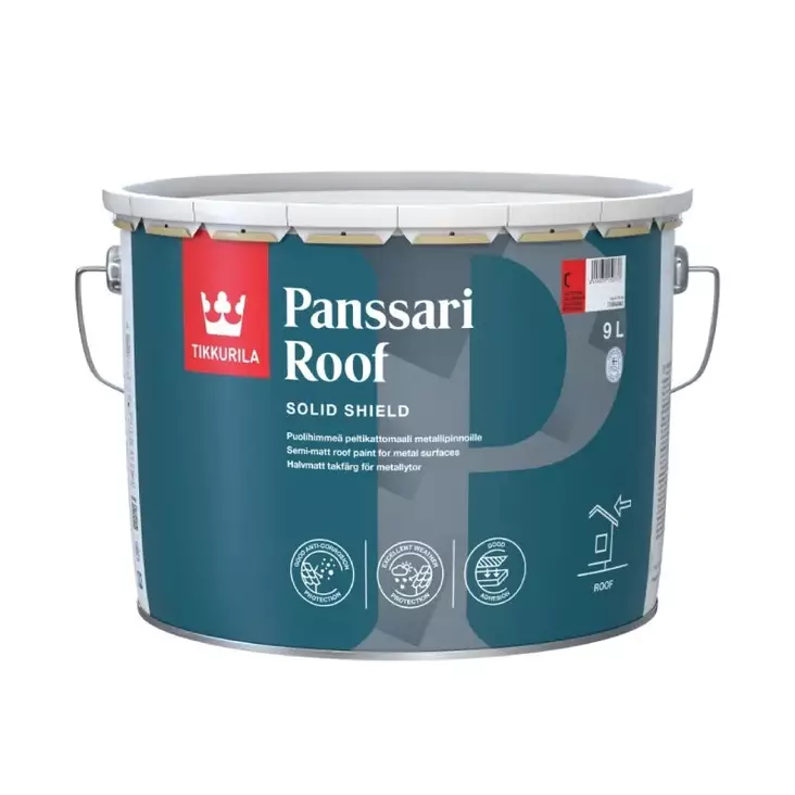 Tikkurila Panssari Roof metalltakfärg, färgbar - Takfärger - 6408070150696 - 1