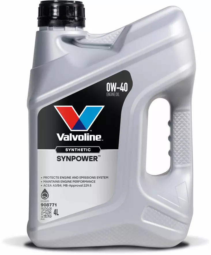 Valvoline Synpower 0W-40 motorolja 4 l - Motoroljor - 8710941018706 - 1