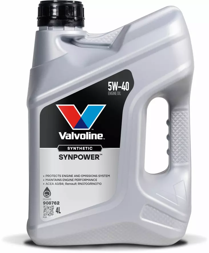 Valvoline SynPower 5W-40 motorolja 4 l - Motoroljor - 8710941018676 - 1