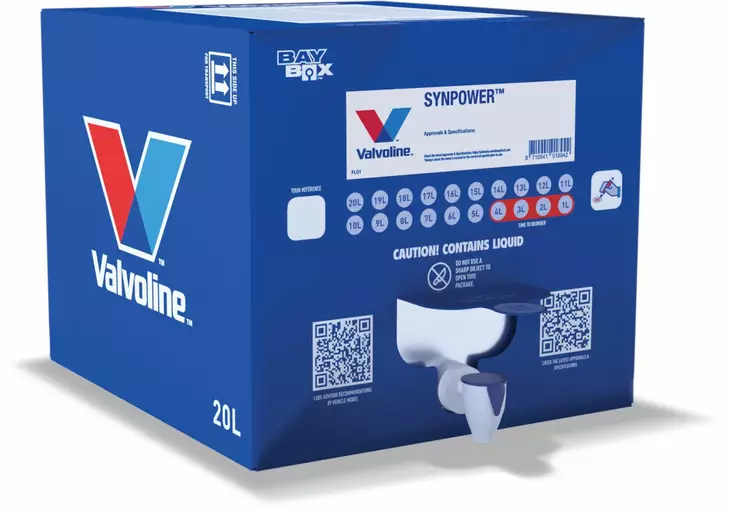 Valvoline SynPower DX1 5W-30 motorolja 20 l Bag In Box - Motoroljor - 8710941018966 - 1