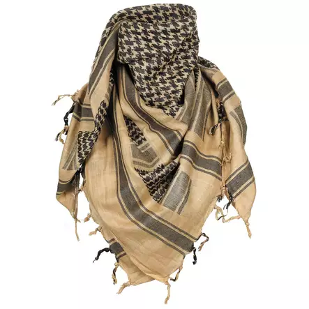Sjal Shemagh sand-svart - Friluftskläder - svm0000008597 - 1