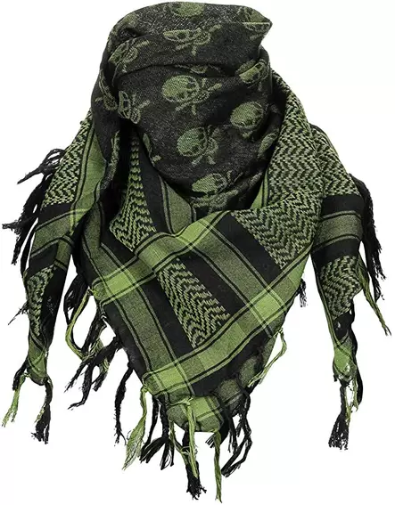 Shemagh-halsduk olivsvart - Friluftskläder - svm0000003207 - 1