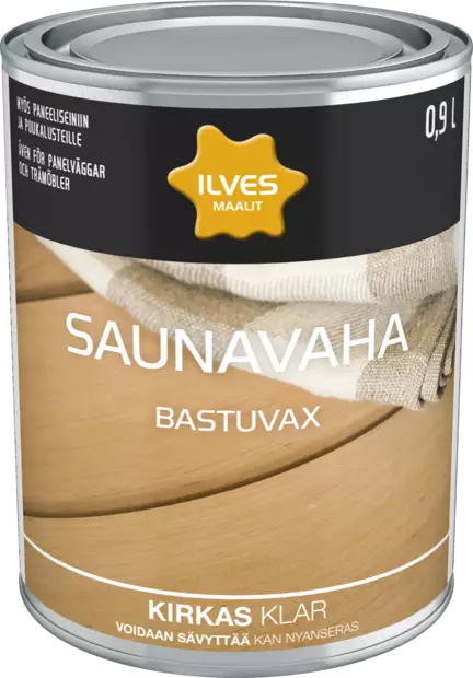 Ilves Bastuvax färglös - Oljor, vaxer, impregneringar - 6430026951927 - 1