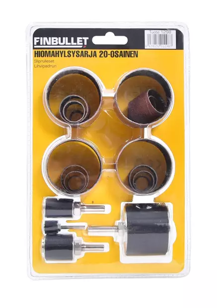 Sliprulssats 20-delar - Slipmaterial - 6438152012987 - 1