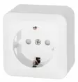 Airam vägguttag 1-vägs IP20 - Lådor och uttag - 6435200204417 - 1