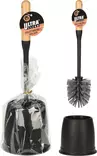 Svart toalettborste med kopp i bambu - Andra städprodukter - 8720573180177 - 1