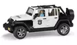 Bruder Jeep Wrangler Rubicon polisbil - Bruder arbetsmaskinsleksaker - 4001702025267 - 2