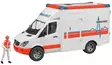 Bruder MB Sprinter ambulans med förare - Bruder arbetsmaskinsleksaker - 8719593315577 - 1