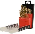Metallborrset HSS4241 Titanium 19-delar - Metallborrbitar - 6430013061837 - 1