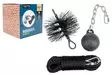 Rökgasrengörare-set nylon 160 mm - Skorstensrengöringstillbehör - 6416096121507 - 1