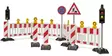 Bruder byggplatsskyltset med trafikljus - Bruder arbetsmaskinsleksaker - 4001702620097 - 1