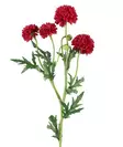 Mörkröd bollkrysantem 61 cm - Hobbyartiklar - 6410416575377 - 1