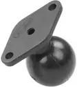 RAM planfäste, oval bas, 1,5" kula - Andra traktortillbehör - 8719593845517 - 2