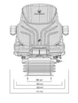 Grammer stol MSG95G/731 - Traktorsäten - S171077 - 6