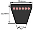 Keilrem 8V 1400, 3556 mm - Remmar och tillbehör - 4014486060157 - 2