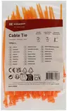 Buntband 2,5x100mm, orange, 100st - Kabelband - 8719493379587 - 2