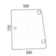 Sidoglas vänster, passar Case JX - Hytt och kaross - 3660980057547 - 1