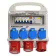 Byggströmscentral 32 A 1x16A 1x32A 4x230V - Lådor och uttag - 6438152085707 - 1