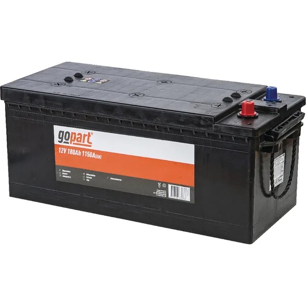 Batteri GoPart 12V 180Ah 1150A - Startbatterier - 8716106864737 - 1