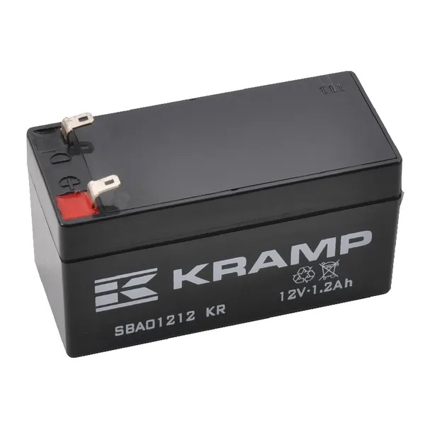 Batteri Kramp 12V 1,2Ah - Startbatterier - 8716106061167 - 1