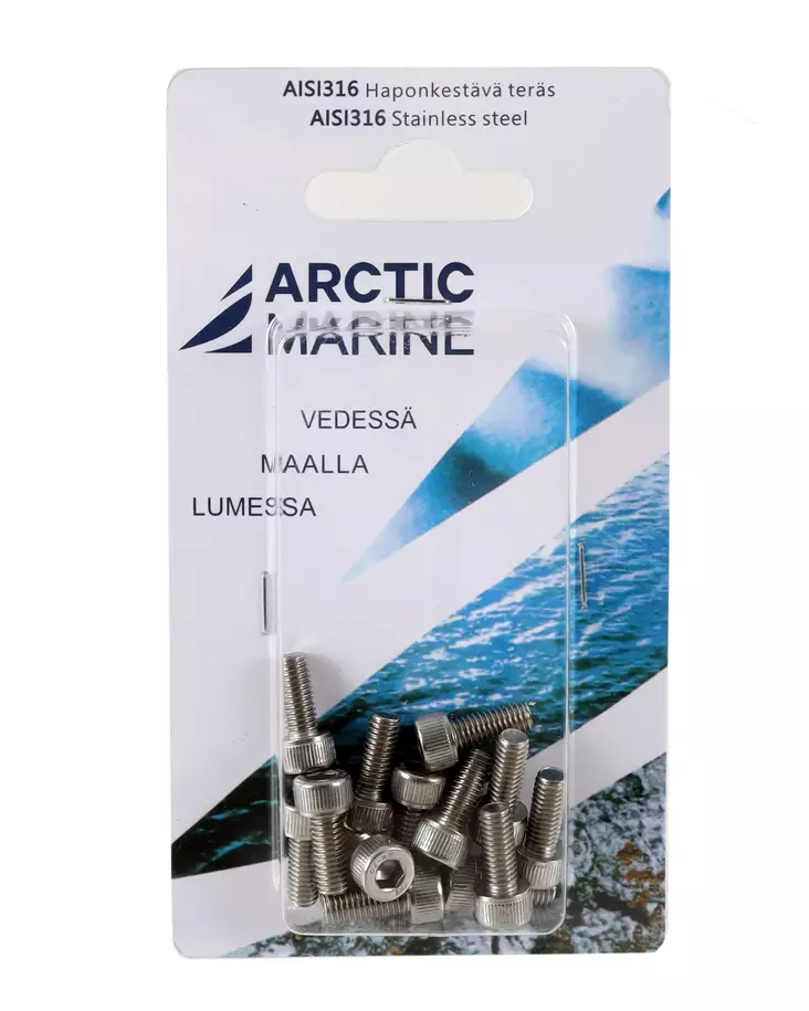 Arctic Marine sexkantsskruv M5 - Bultar och muttrar, metrisk gänga - 6430075570667 - 1