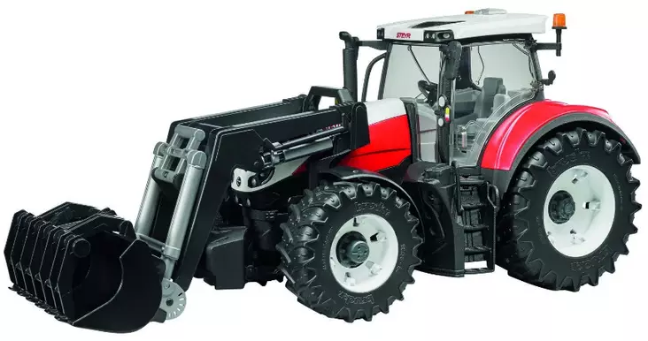 Bruder Steyr 6300 Terrus CVT med frontlastare - Bruder arbetsmaskinsleksaker - 8719593315607 - 1