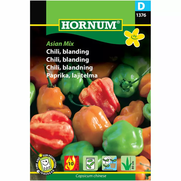 Chili Asiatiskt Blandning - Frön och sättpotatisar. - 5708787013767 - 1