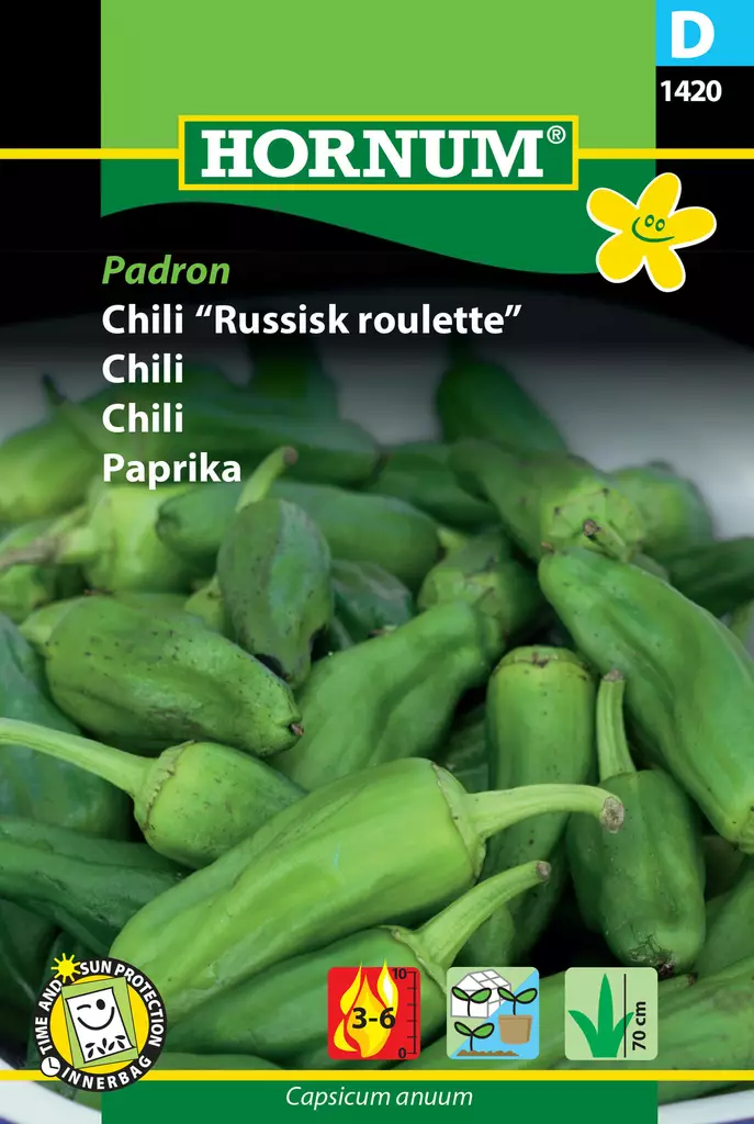 Chili ´Padron´ - Frön och sättpotatisar. - 5708787014207 - 1