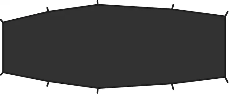 Fjällräven Shape 2 Golvtyg Svart - Tältä - 7323450207267 - 1