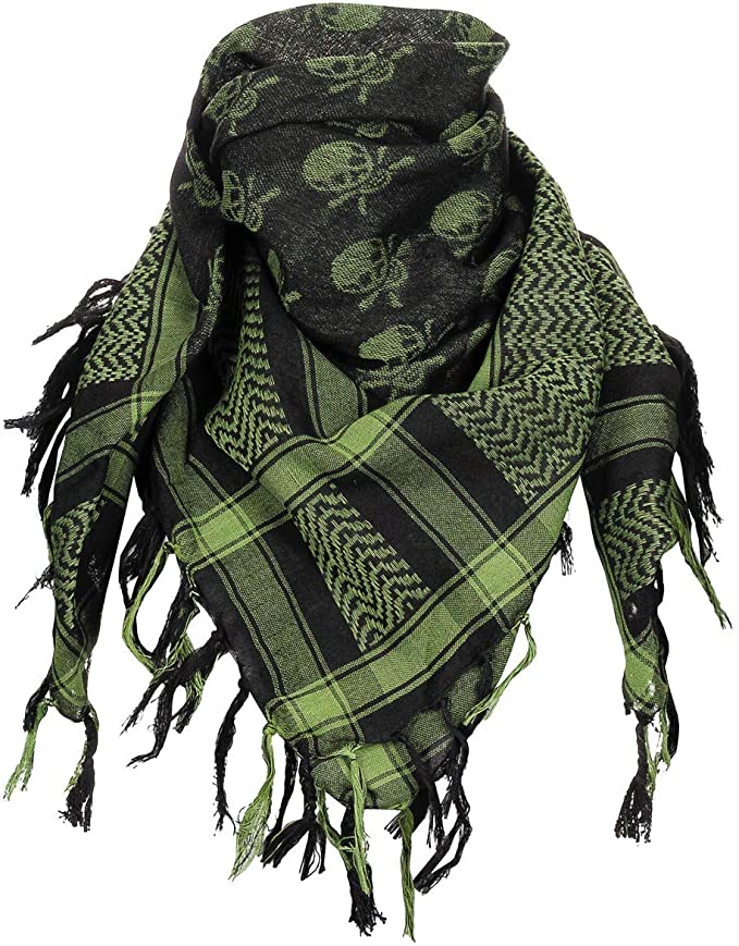 Shemagh-halsduk olivsvart - Friluftskläder - svm0000003207 - 1