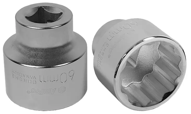 Hylsa 1" för skruvmejslar med 12-kantig profil - Hylsor och satsar - 795609497657 - 1