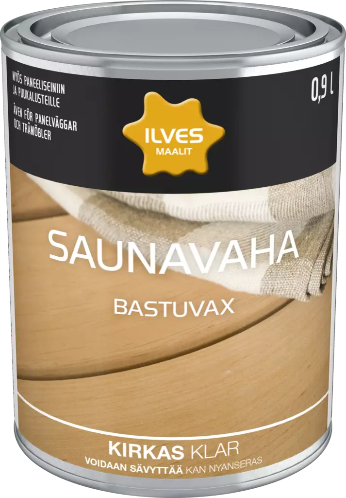 Ilves Bastuvax färglös - Oljor, vaxer, impregneringar - 6430026951927 - 1