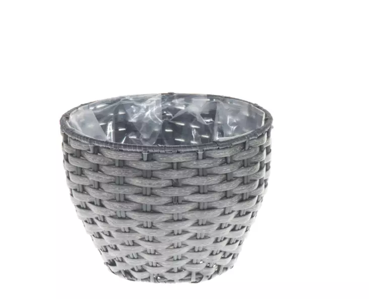 Planteringskorg Onyx grå 23x23x17 cm - Krukor, vaser, korgar - 6410412643537 - 1
