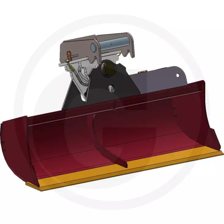 Tippande planeringsskopa 1,5-2,6 t för grävmaskiner med MS03-fäste - Skopor och tillbehör - gr00000000367 - 1