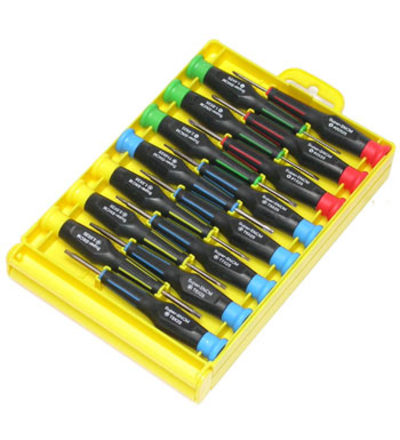 Kellomeisselisarja Truber 15-delar - Precision skruvmejslar - 6430017705737 - 1