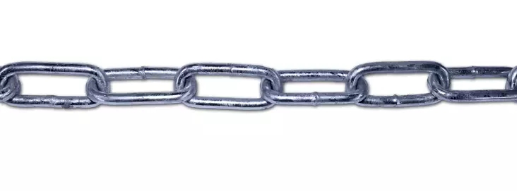 Kedja 10 mm 5 m varmgalvaniserad - Kedjor och vajrar - 6430022584037 - 1