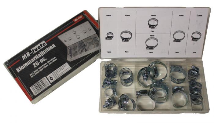 Klämringsset 26-delar - Slangkopplingar - 6430013069987 - 1