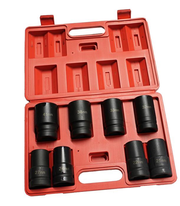 Verktygshylssats 1" 8-delar - Hylsor och satsar - 6430032153667 - 1