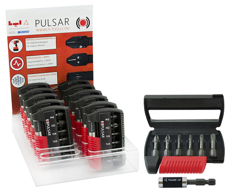 Maskinspetssats 7-d. PH-PZ-Torx - Skruvbits och -satser - 8014249438007 - 1