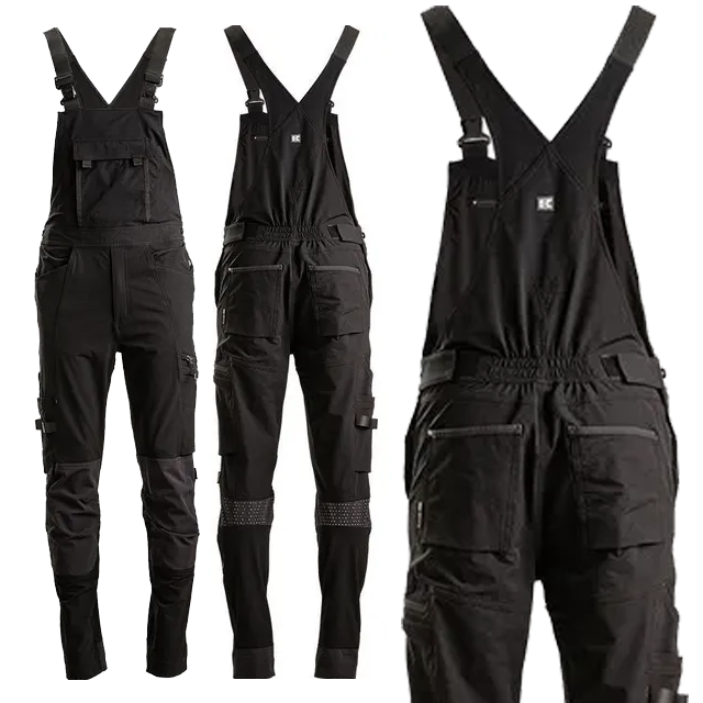 Kramp 4Way Stretch Technical överallsbyxa svart - Sommararbetskläder - 8719493030587 - 1