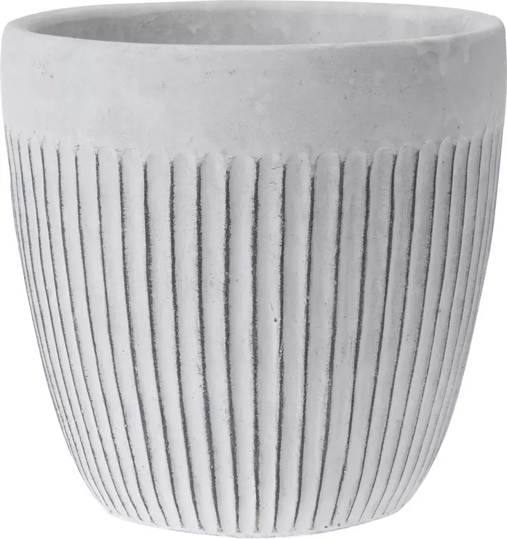 Vacker kruka vit 160x160 mm - Krukor, vaser, korgar - 8720573187527 - 1