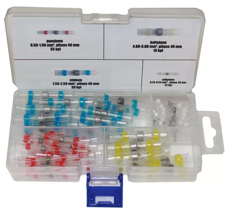 Värmekrympsanslutning med tenn 100 st - Bilbelysning och elektriska tillbehör - 6430074694647 - 1